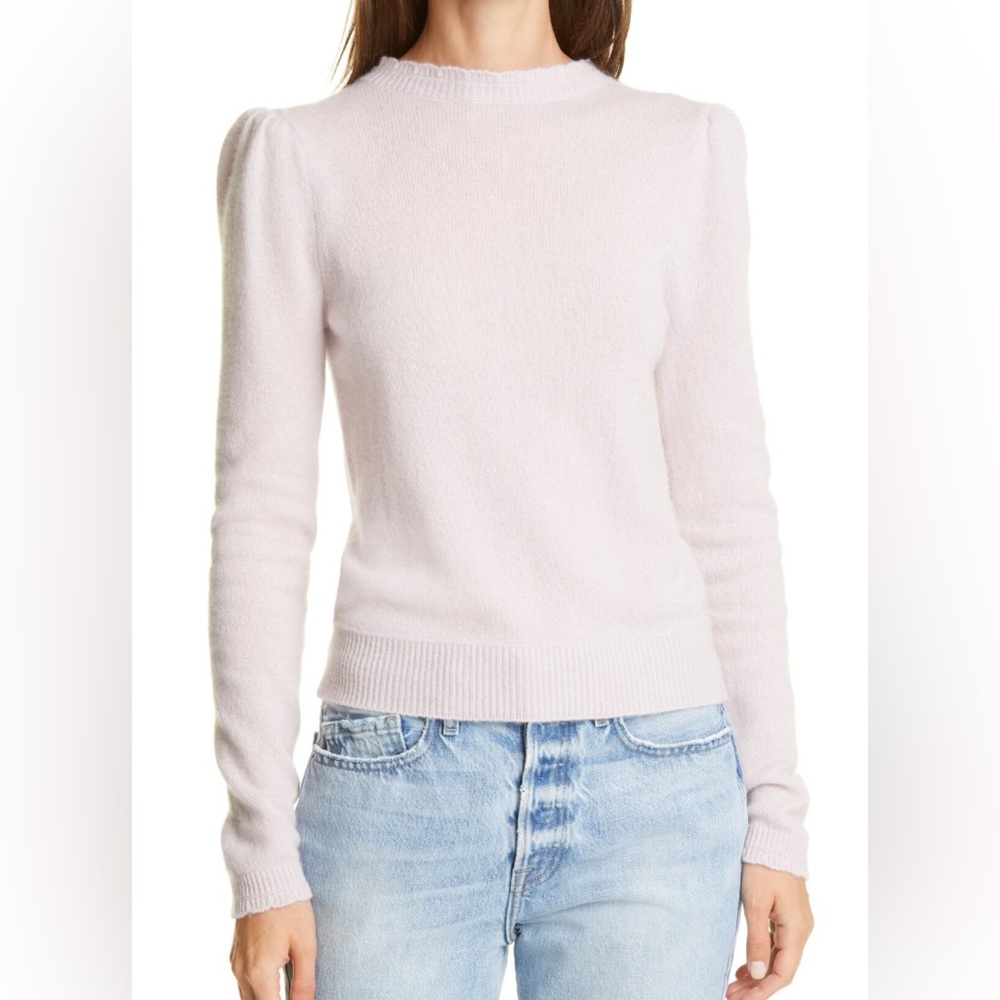 NWT Frame Madeline Cashmere Blend Sweater In The Color Quartz Women’s Size Small